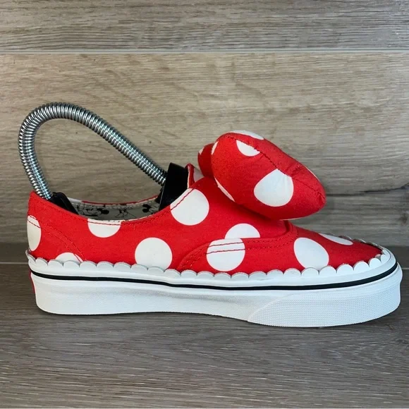 RARE Woman’s VANS Authentic Gore x Disney Minnie's Bow 2018 Size 5 - Picture 7 of 11